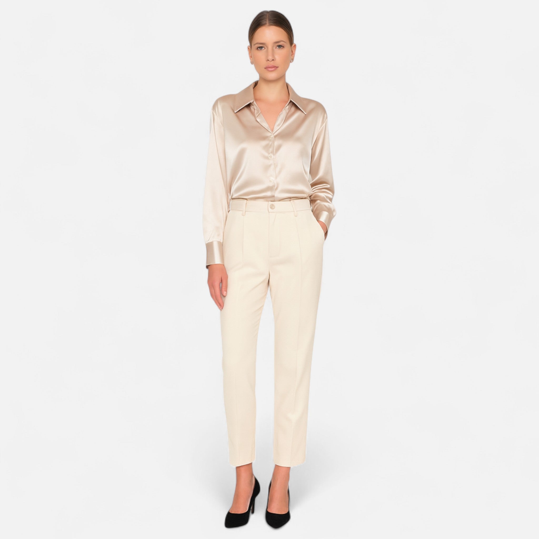 AVANTI – WOMEN'S CHIC SATIN BLOUSE