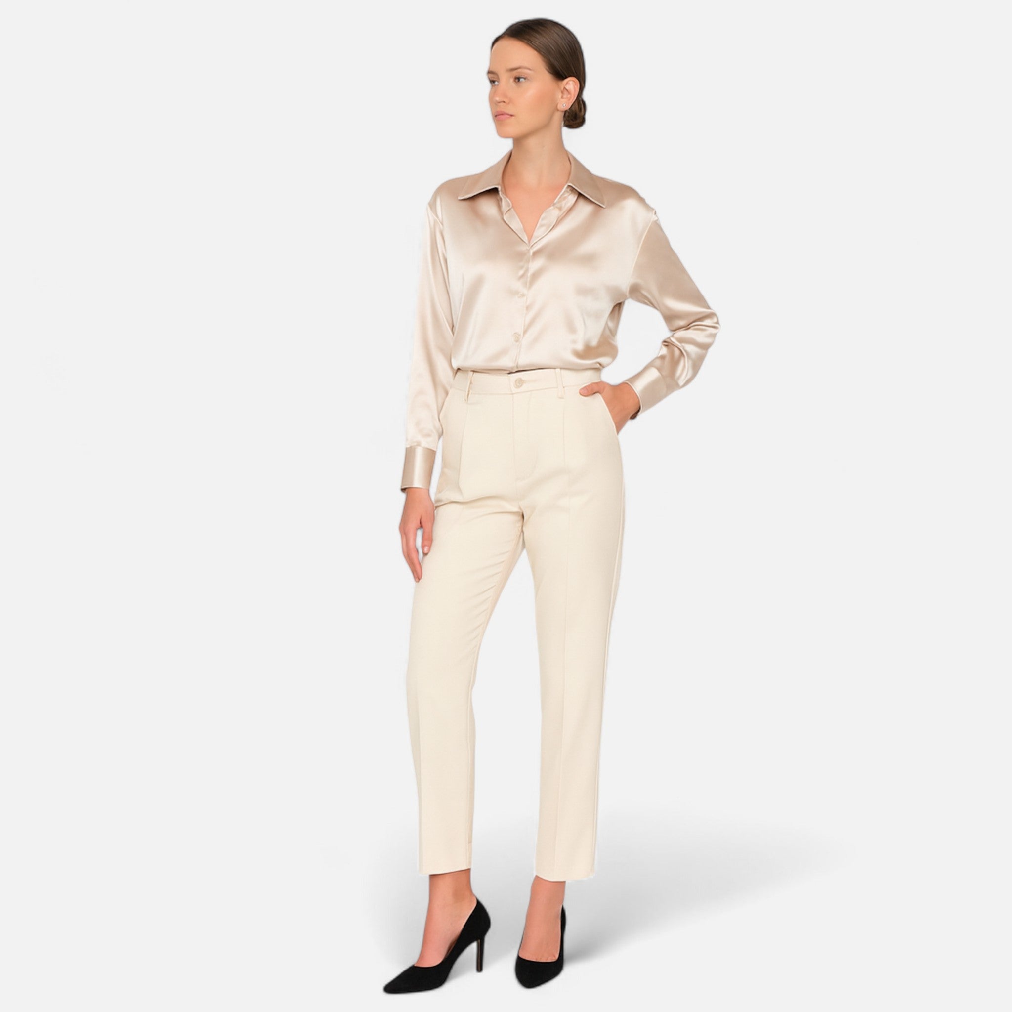 AVANTI – WOMEN'S CHIC SATIN BLOUSE