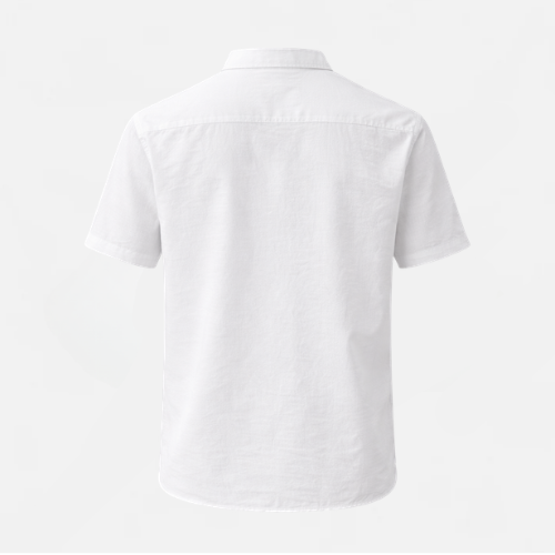 AVANTI – MEN'S LINEN HENLEY SHIRT