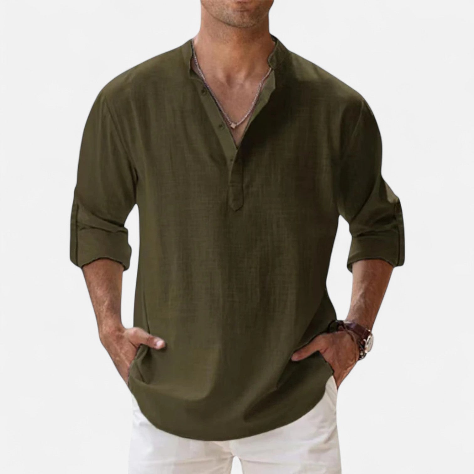 AVANTI – MEN'S LINEN RESORT SHIRT