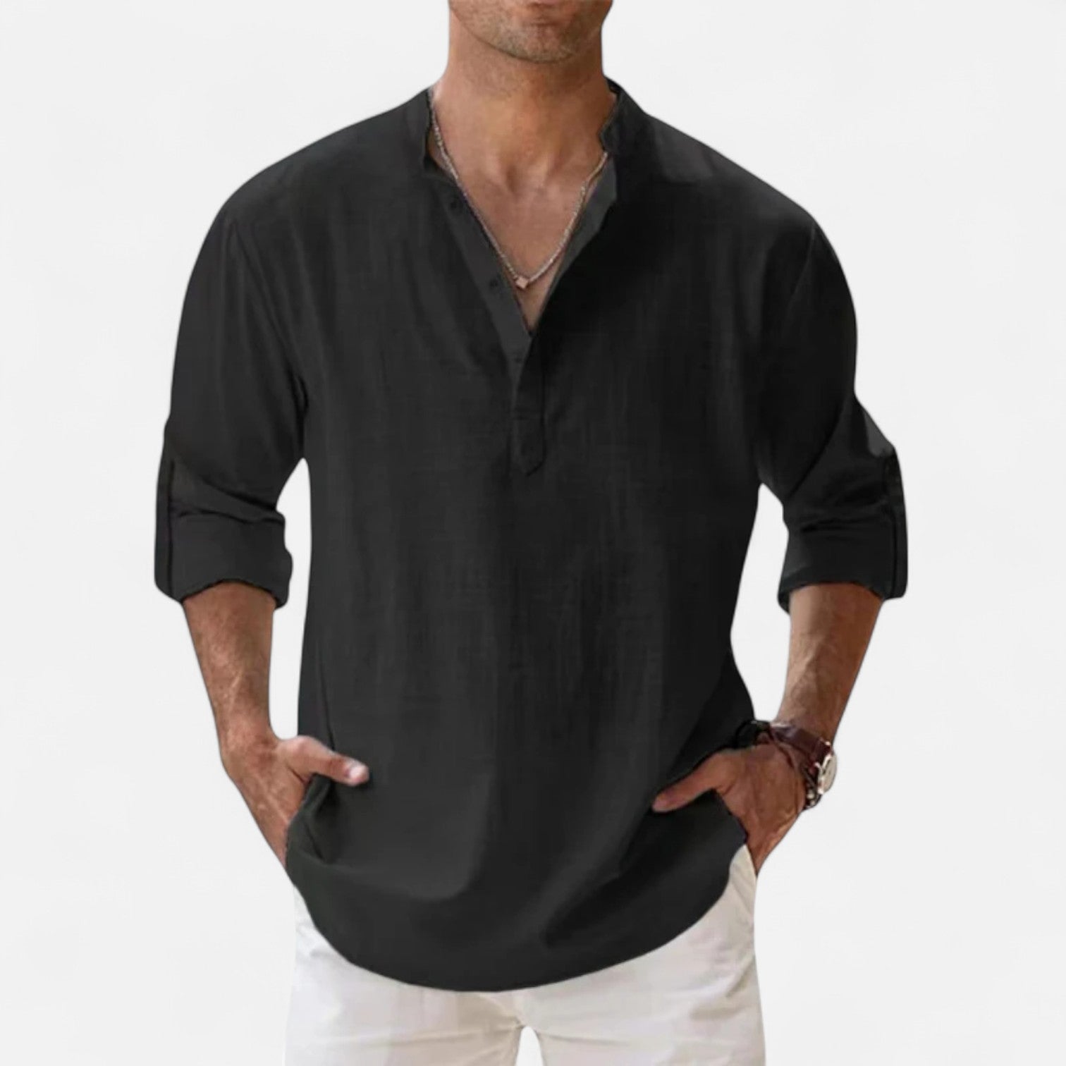 AVANTI – MEN'S LINEN RESORT SHIRT